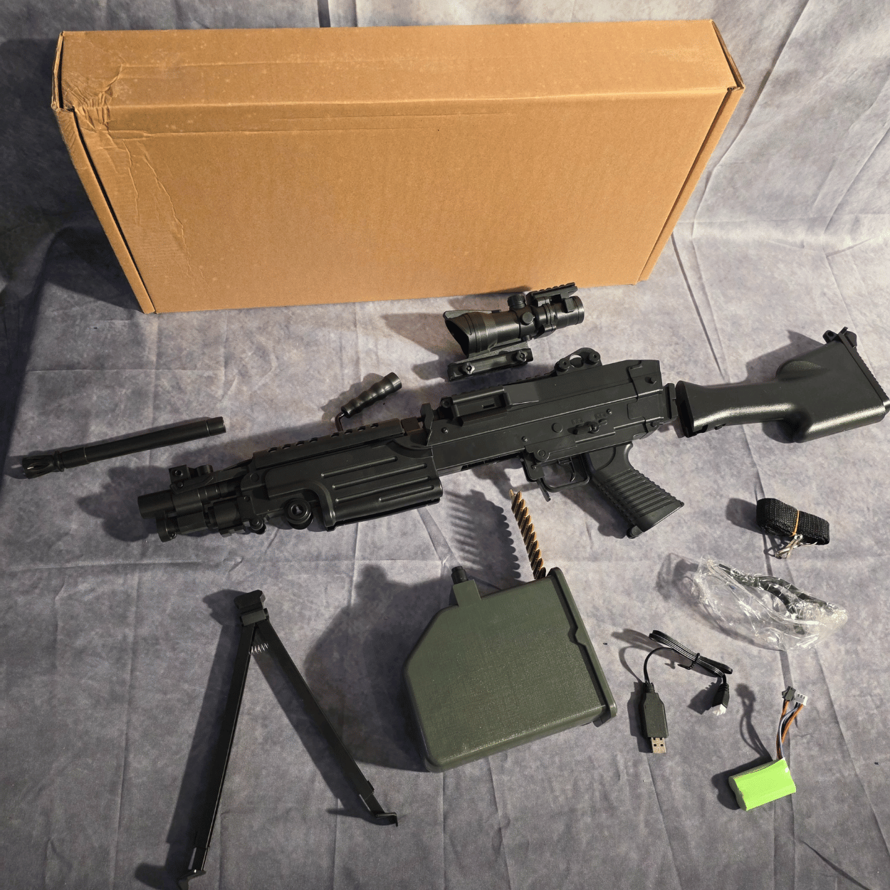 M249 Gelblaster - Elektriskt Gelblaster